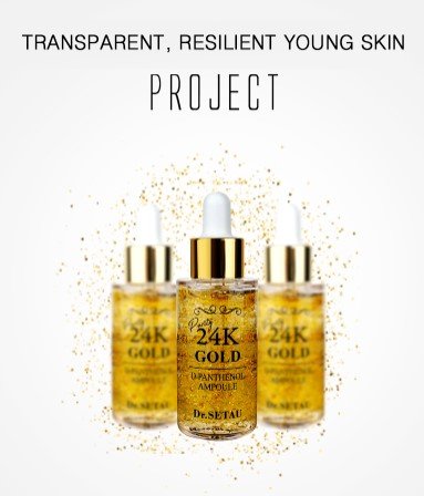 Dr.Setau Depanthenol 24k Gold Ampoule